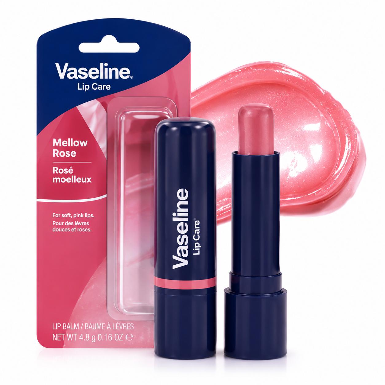 Vaseline Lip Care - Mellow Rose | Moisturizing Lip Balm with Rose Tint | 3g
