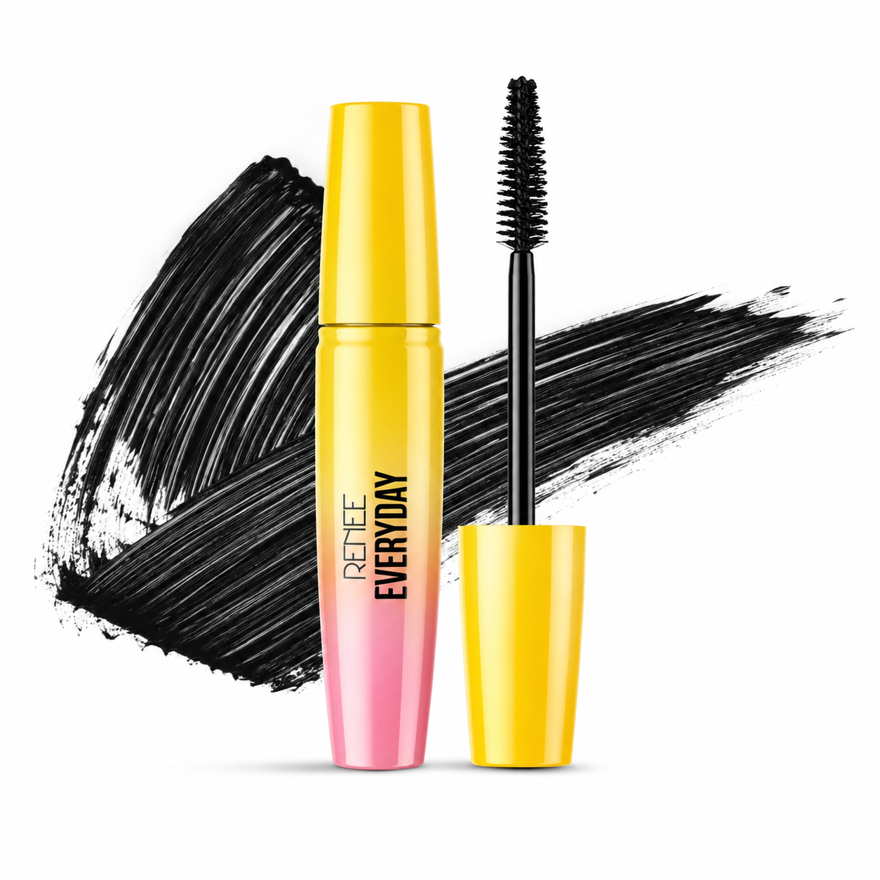 RENEE Everyday Waterproof Mascara – 15ml | 2X Instant Volumizing | Smudgeproof & Transfer Proof
