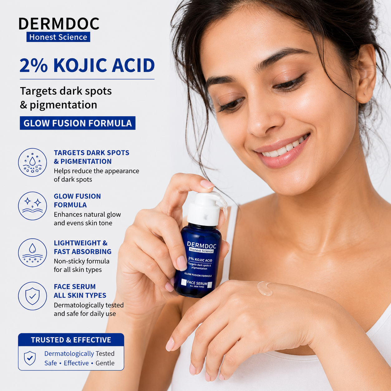 DERMDOC 2% Kojic Acid Face Serum