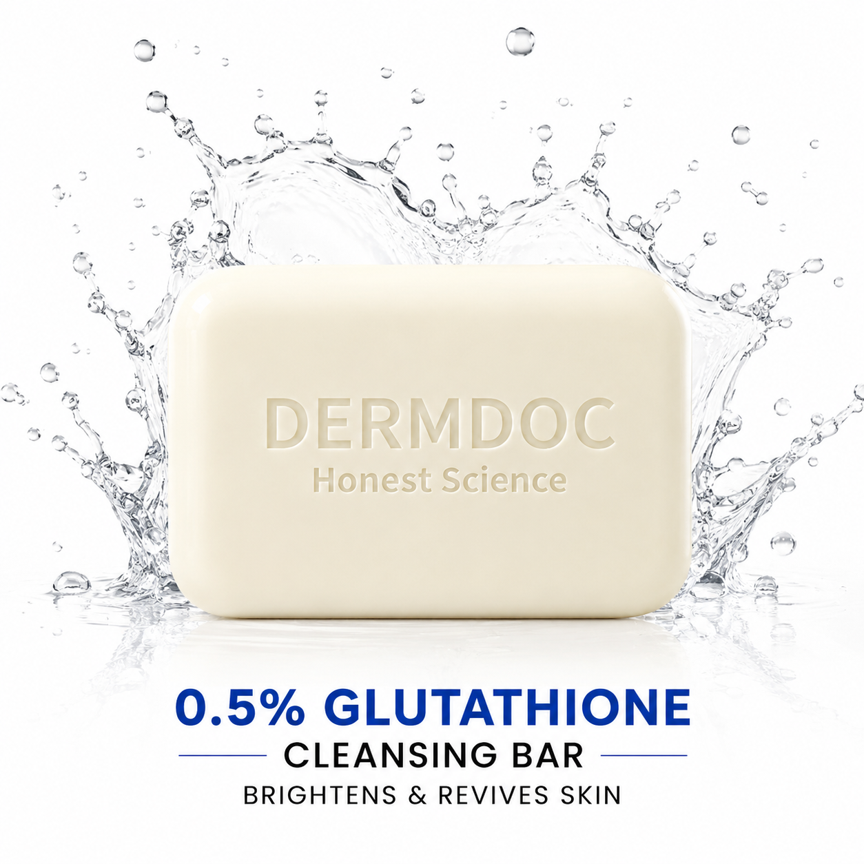 DERMDOC 0.5% Glutathione Cleansing Bar