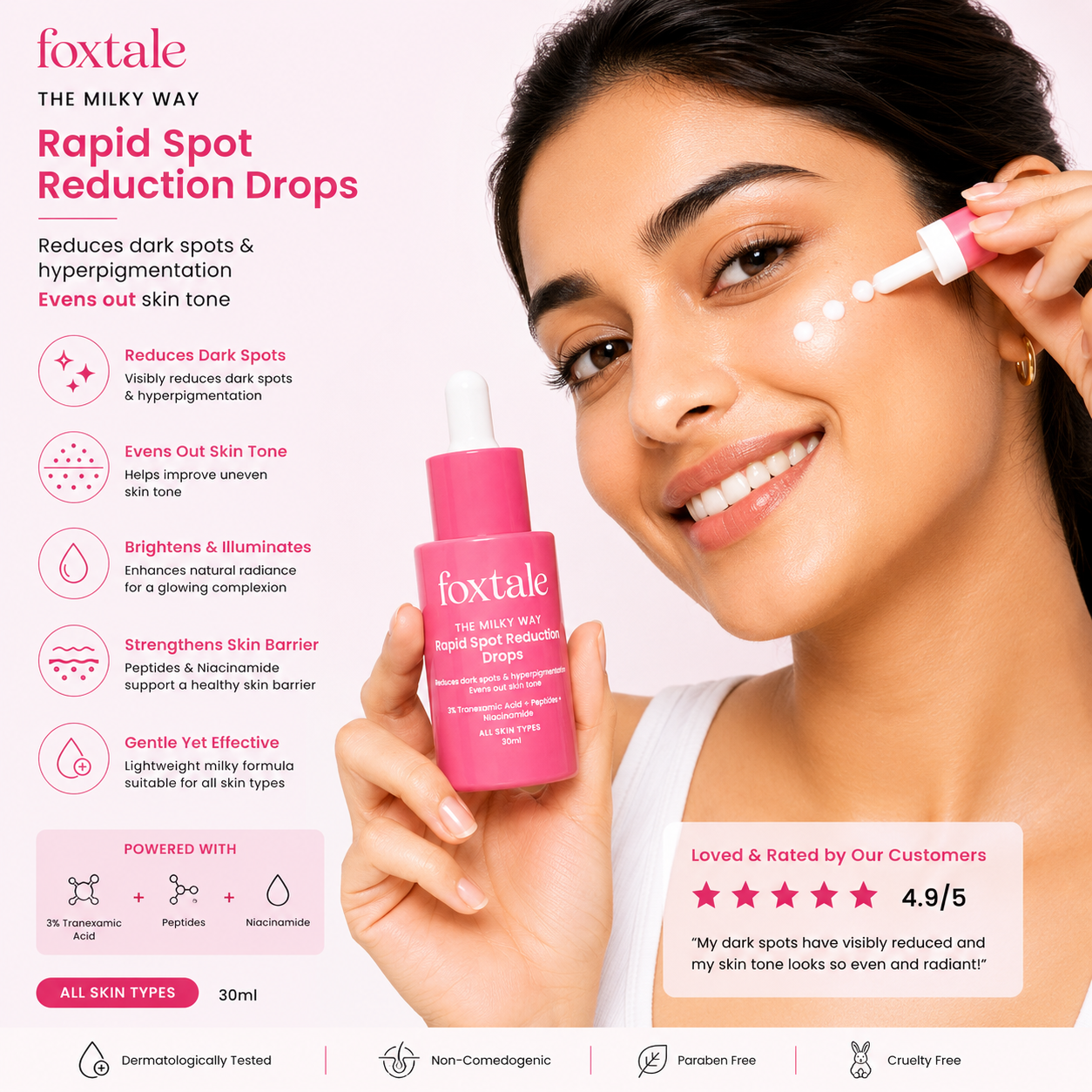 Foxtale Rapid Spot Reduction Drops | 30ml
