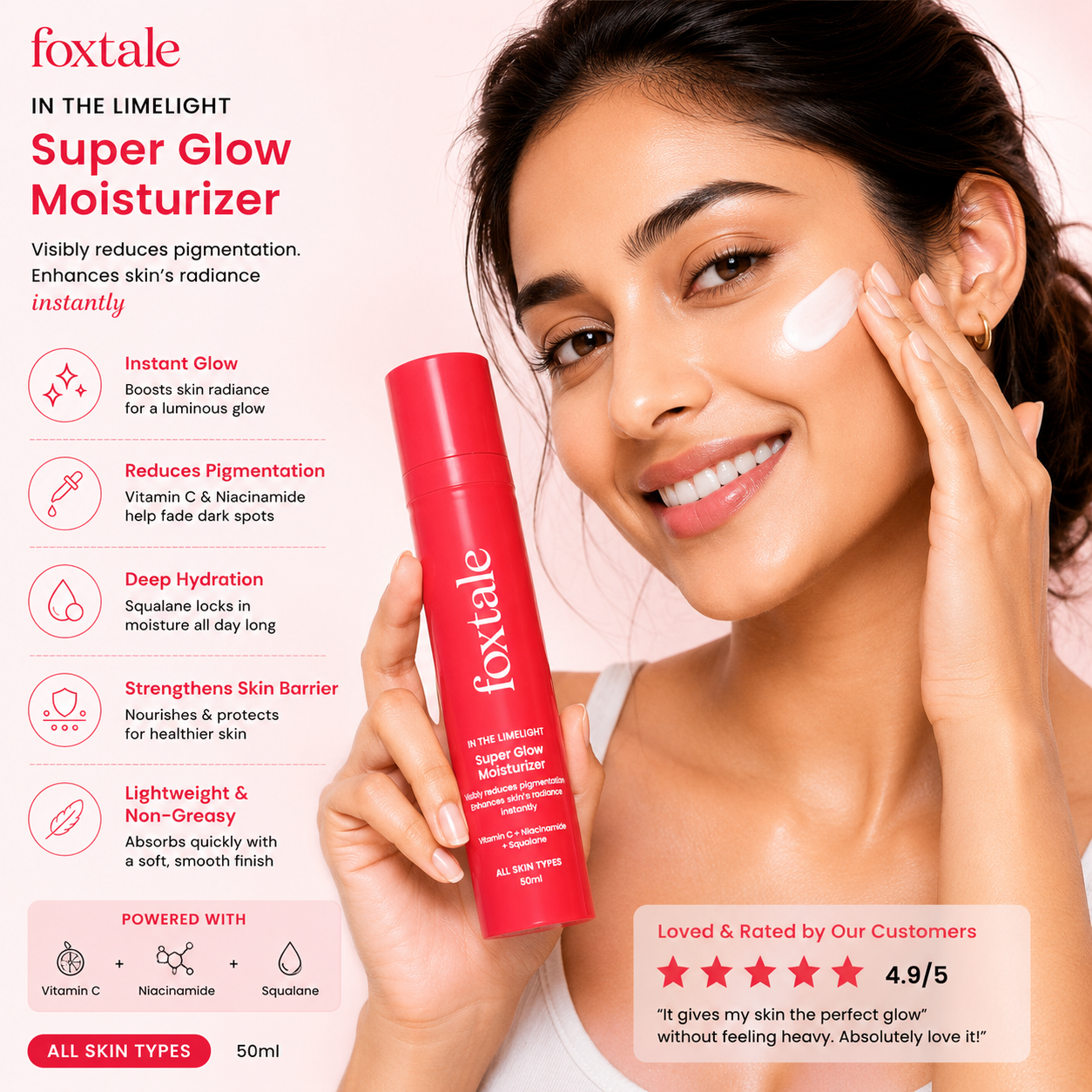 Foxtale Super Glow Moisturizer | 50ml