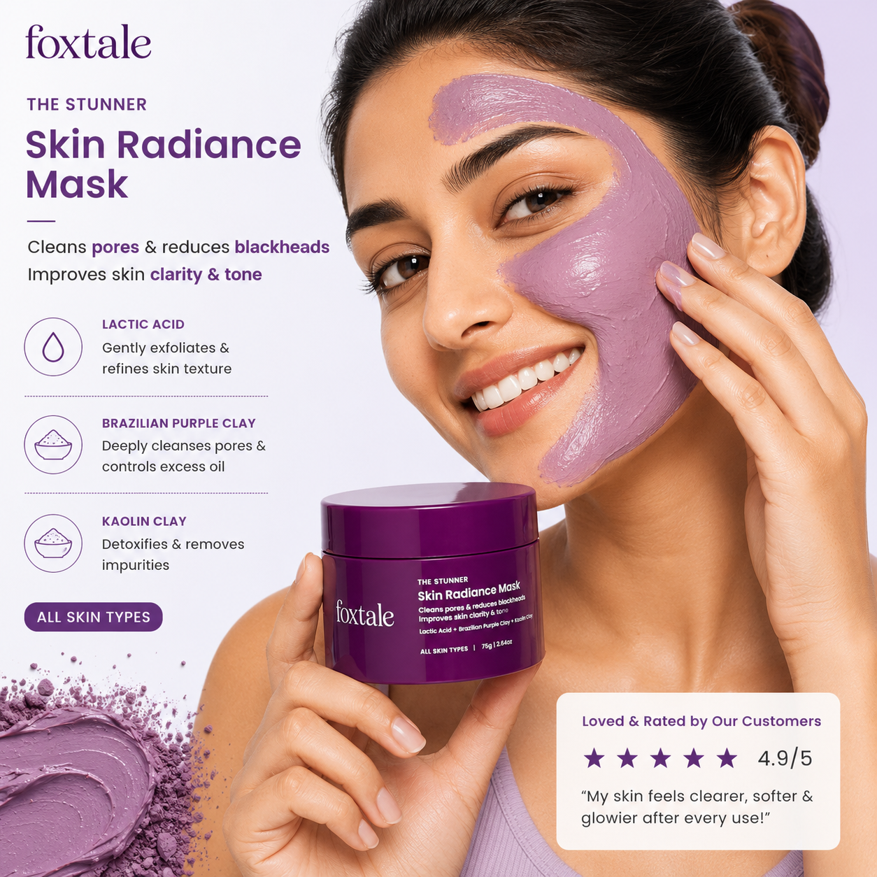 Foxtale The Stunner Skin Radiance Mask | 75g