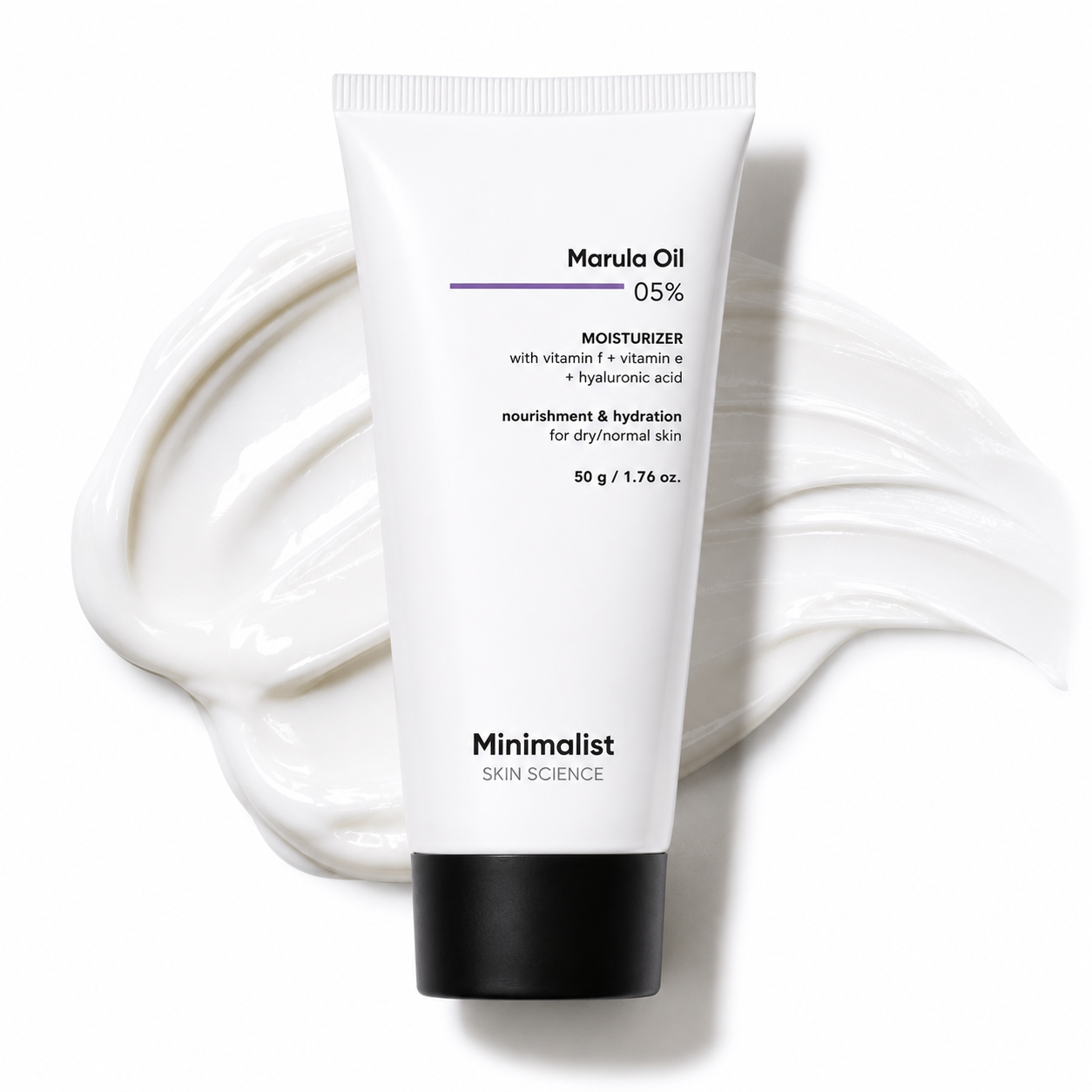 Minimalist Marula Oil 5% Moisturizer 50g | Vitamin E & Hyaluronic Acid