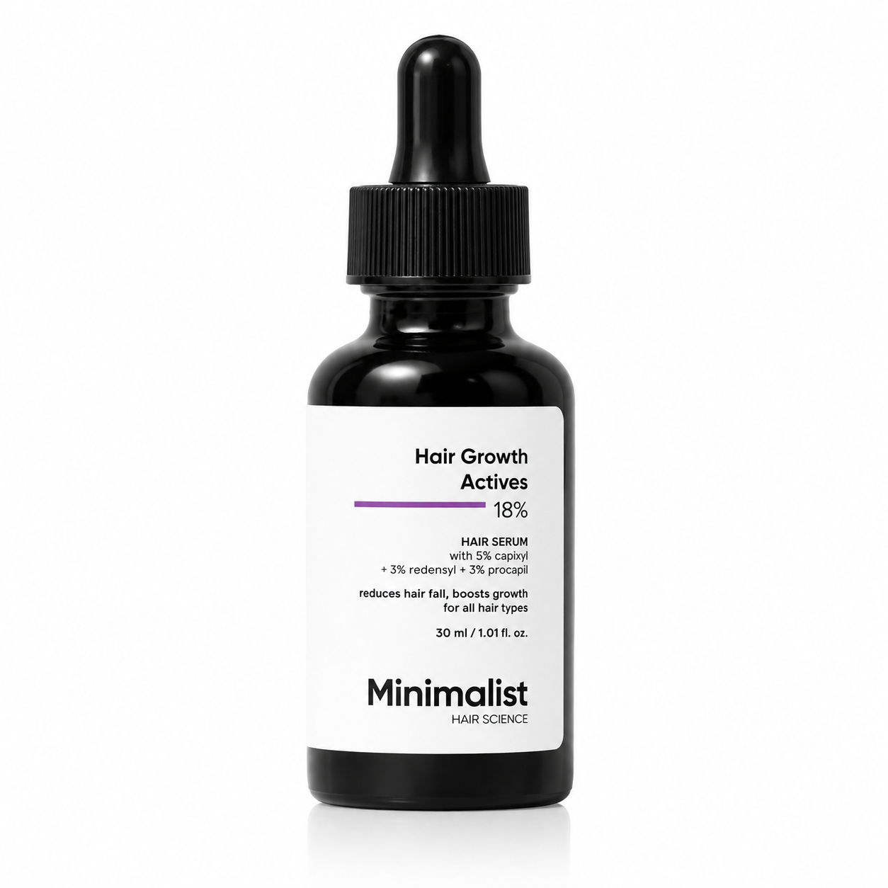 Hair Growth Actives 18% Hair Serum | Capixyl, Redensyl & Procapil | 30ml