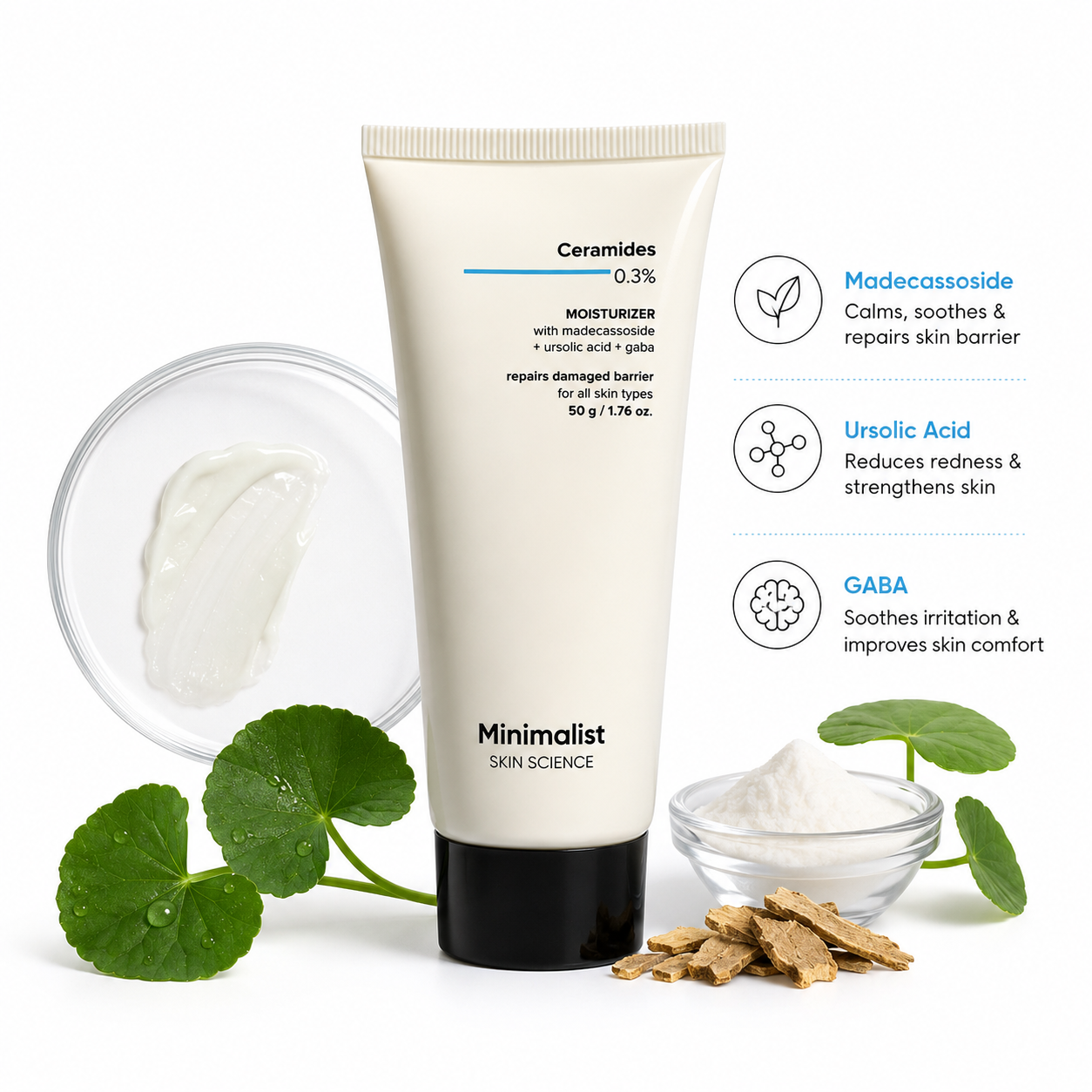 Minimalist 0.3% Ceramides Moisturizer – 50g