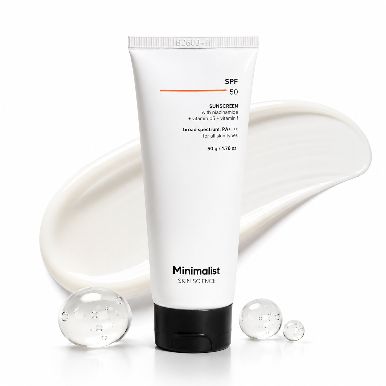 Minimalist SPF 50 PA++++ Sunscreen 50g | Broad Spectrum Face Sunscreen