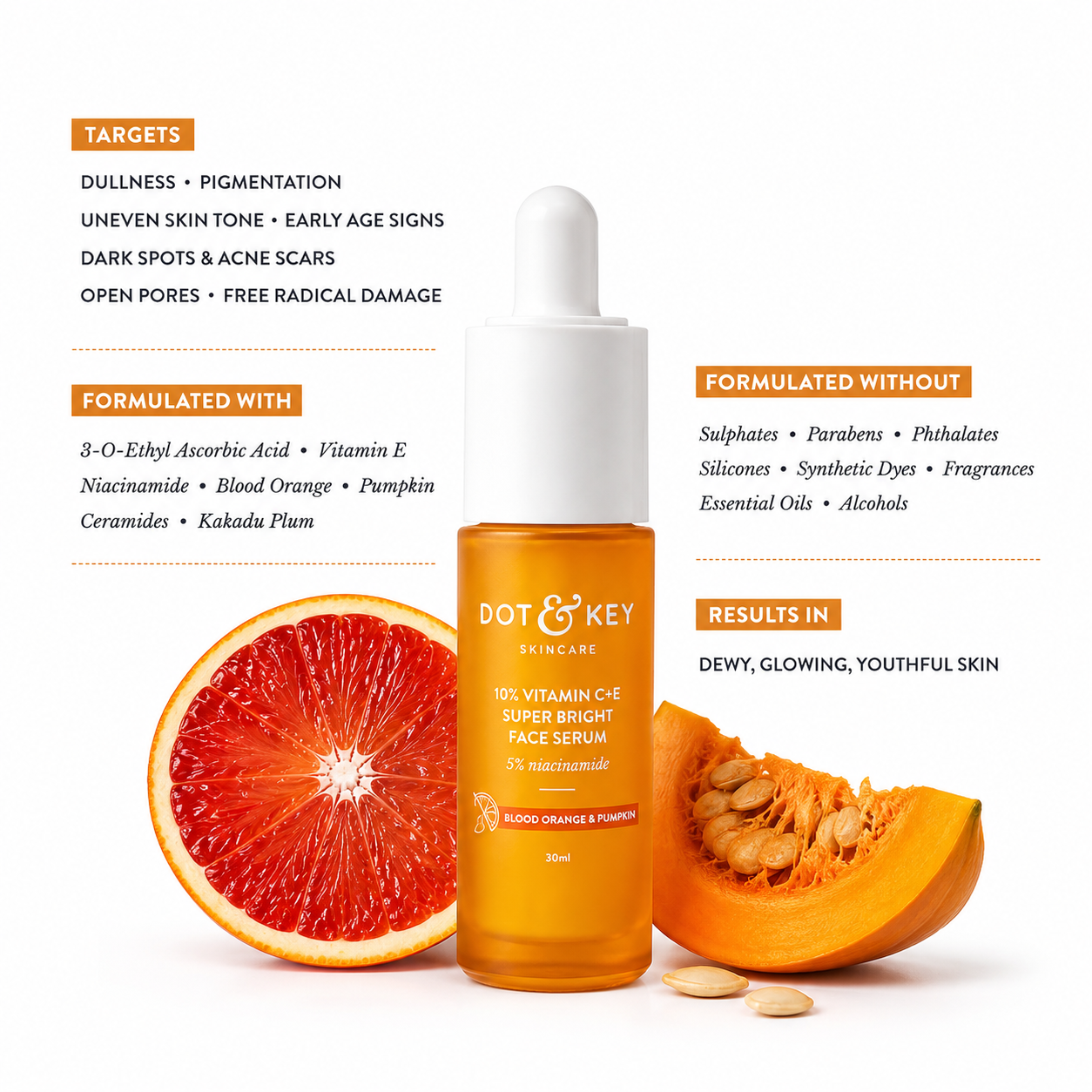 DOT & KEY Vitamin C Super Bright Face Serum
