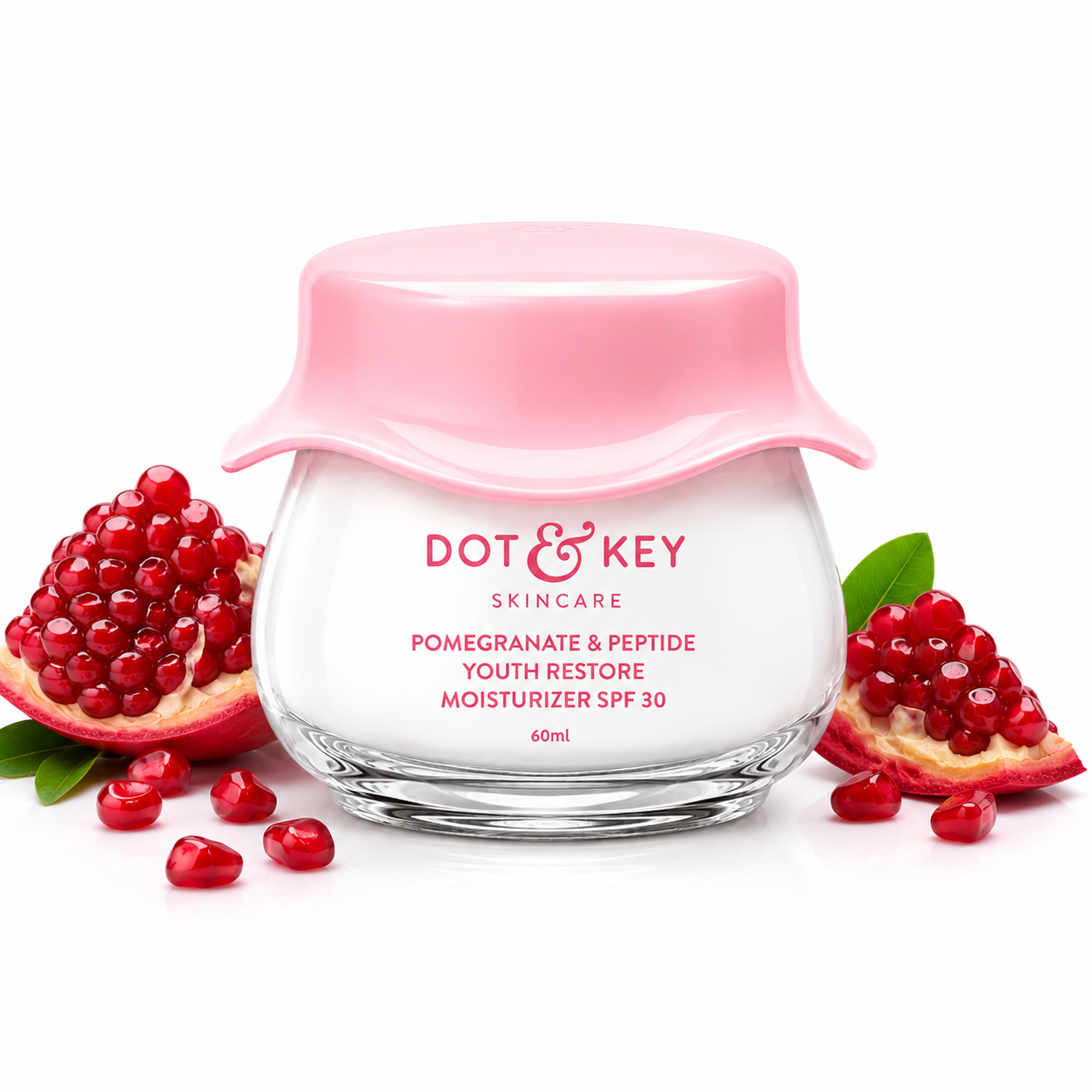 DOT & KEY Pomegranate & Peptide Youth Restore Moisturizer SPF 30 (60ml)