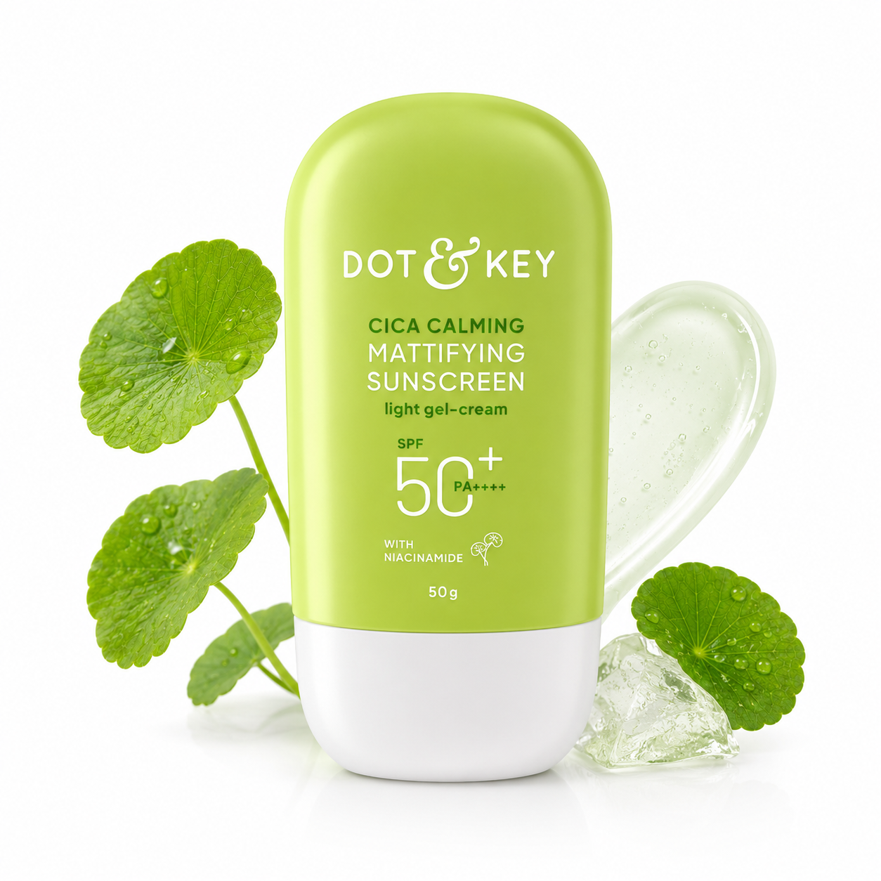 DOT & KEY Cica Calming Mattifying Sunscreen SPF 50+ PA++++ (50g)